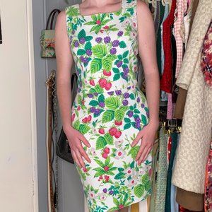 90's Fruit Dress by Adrienne Vittadini